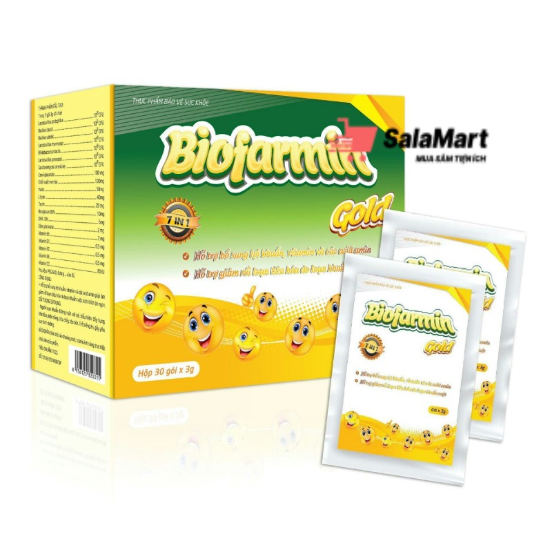 Biofarmin Gold – Bổ sung men vi sinh, acid amin