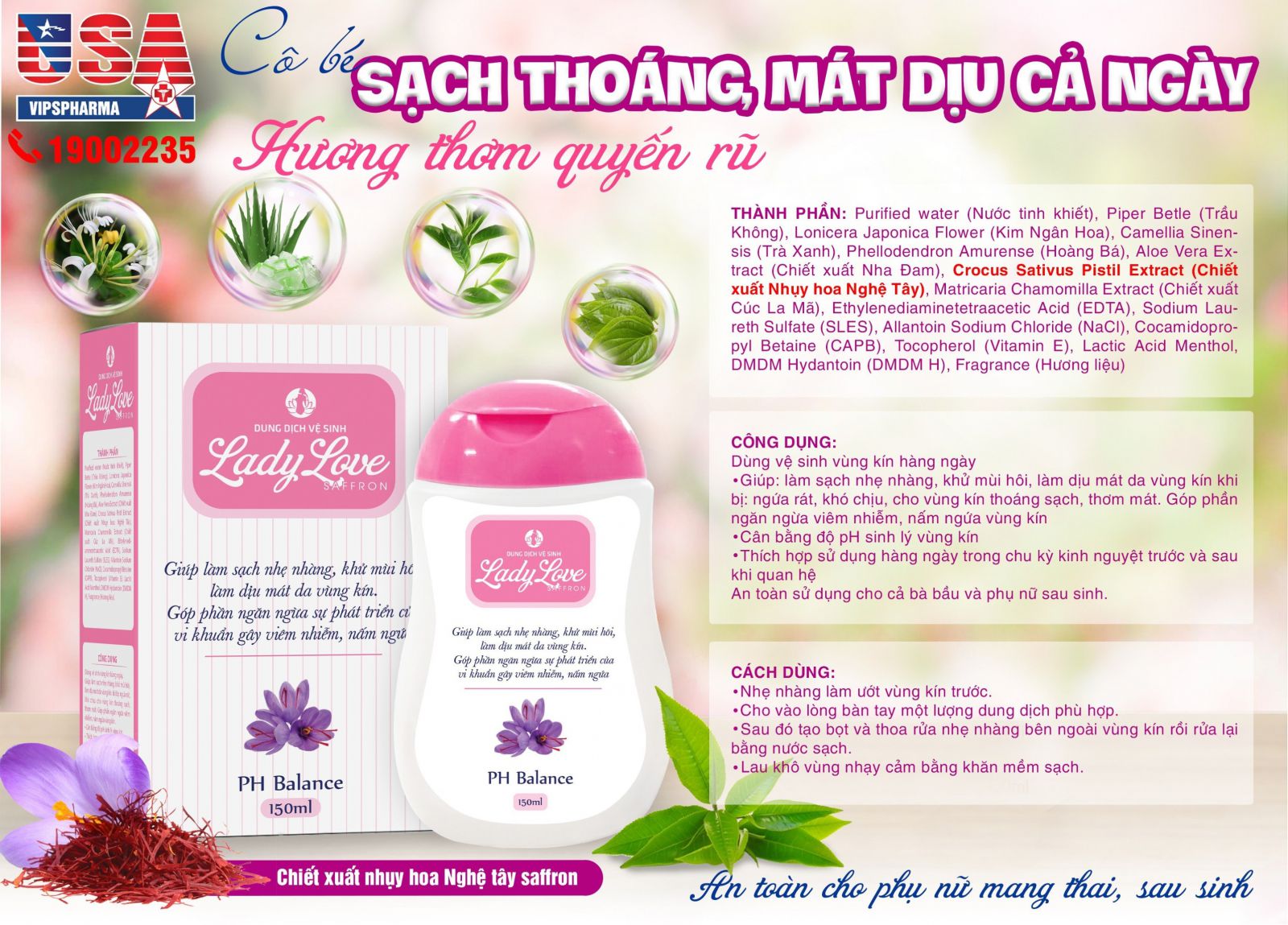Dung dịch vệ sinh Lady Love